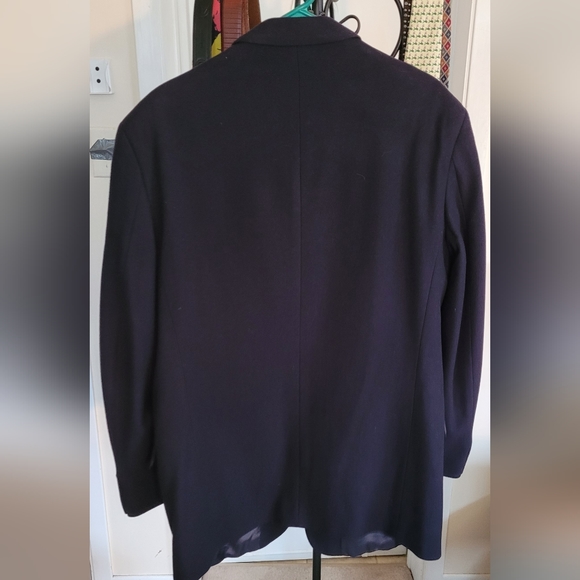 Giorgio Sappini Navy Blue Wool & Cashmere Suit Jacket - Picture 9 of 9